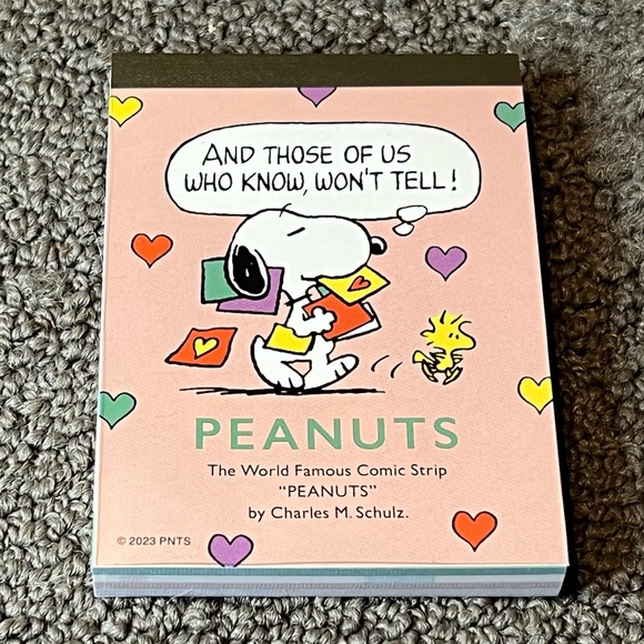 Peanuts Office Snoopy Peanuts Mini Memo Pad Officially Licensed